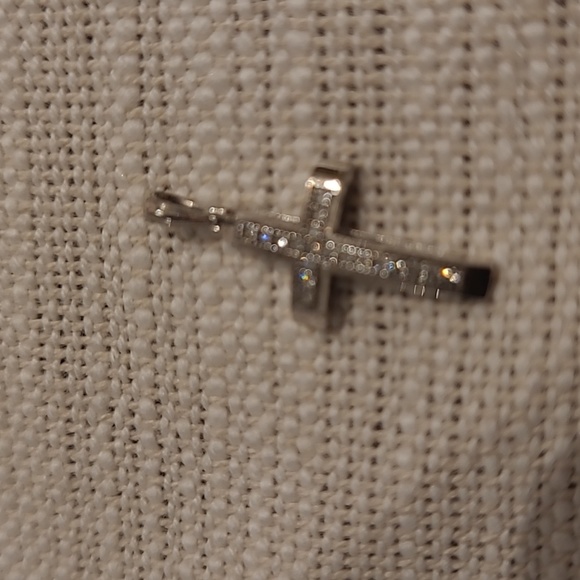 Gold Cross Charm Pendant - Picture 9 of 12